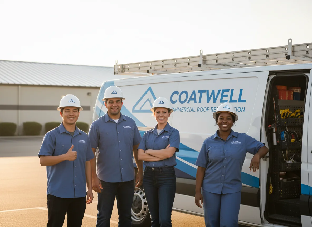 Commercial roof coating company in Chidester, AR